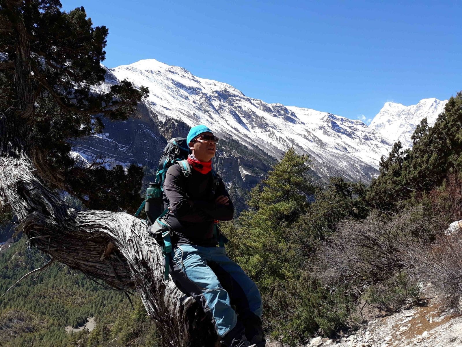 Annapurna round trek trail
