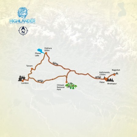 Best of Nepal map