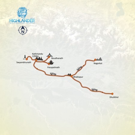 Kathmandu Comfort map