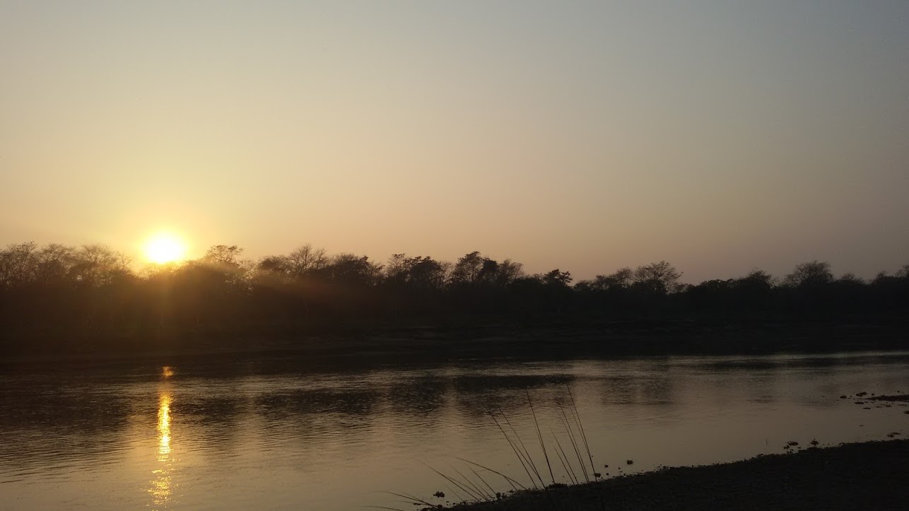 chitwan sun set