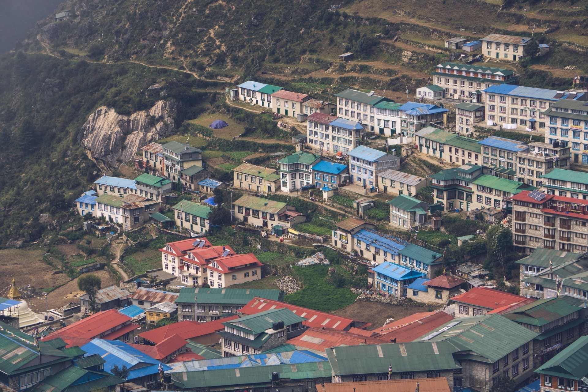 namche bazaar view