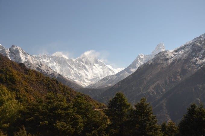 view sunrise in nepal